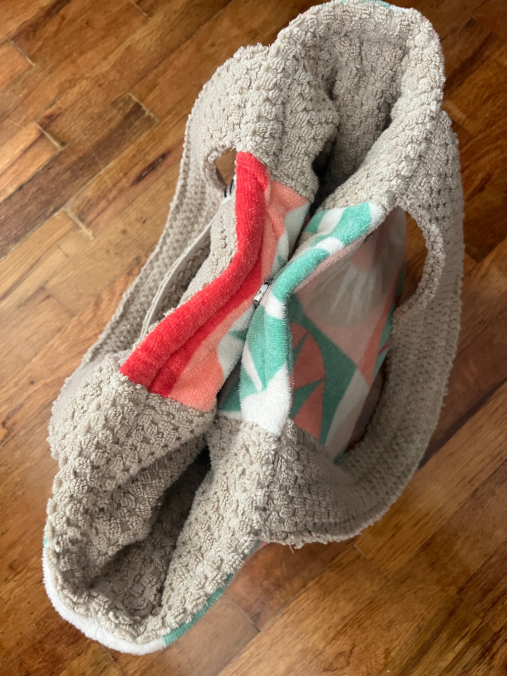 Tan Sunny Daze Towel Tote