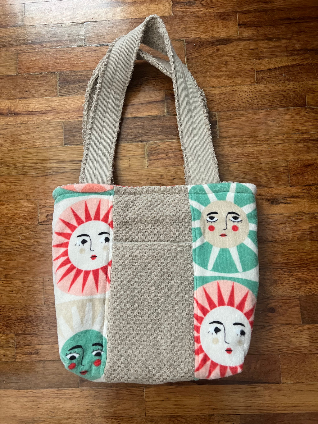 Tan Sunny Daze Towel Tote