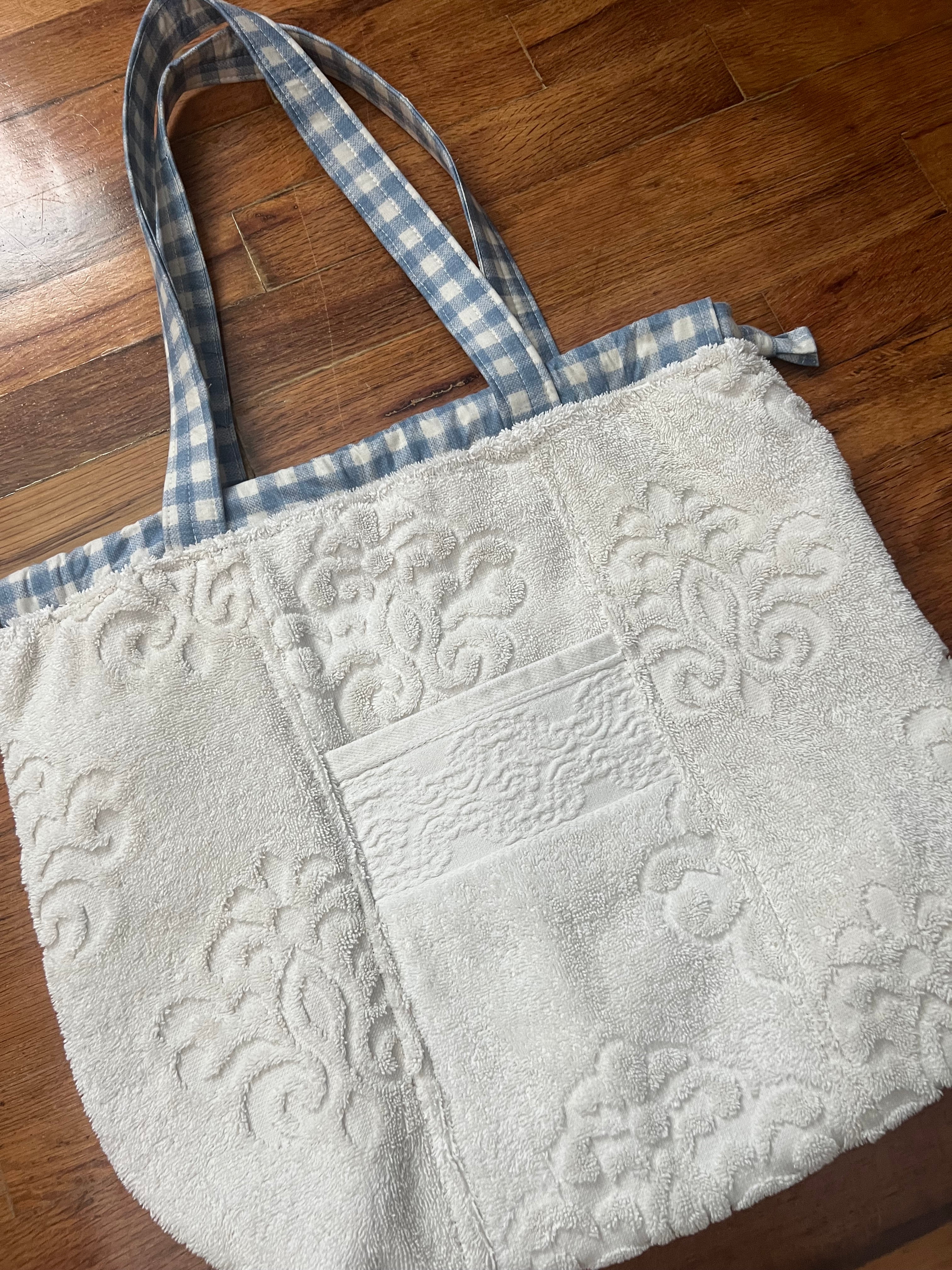 Vintage Towel Tote